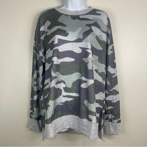 Camouflage Oversized Sweatshirt